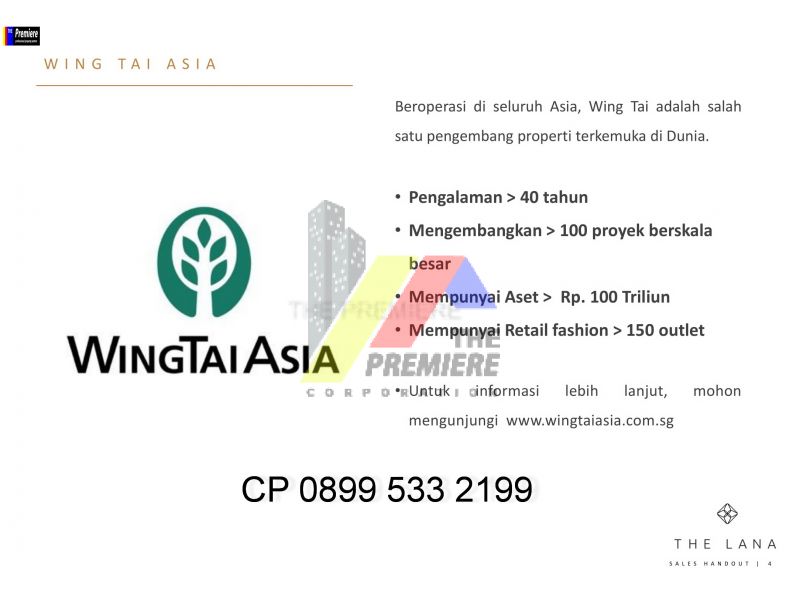 Apartemen The Lana Alam Sutera Tangerang Banten