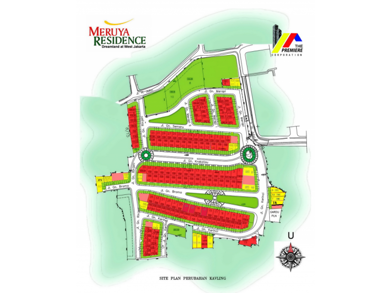 Kavling Rumah Meruya Residence, Meruya, Jakarta Barat, PREMIUM CLASS !!