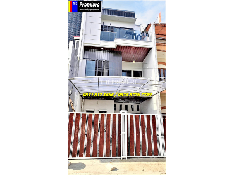 Rumah Sunter Sacna Jakarta Utara Minimalis 3 Lantai