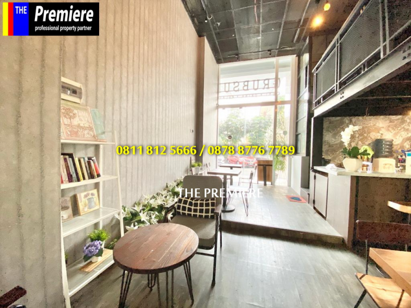 Kios Apartemen Springhill Terrace Design Café Minimalis Kemayoran Jakarta Pusat