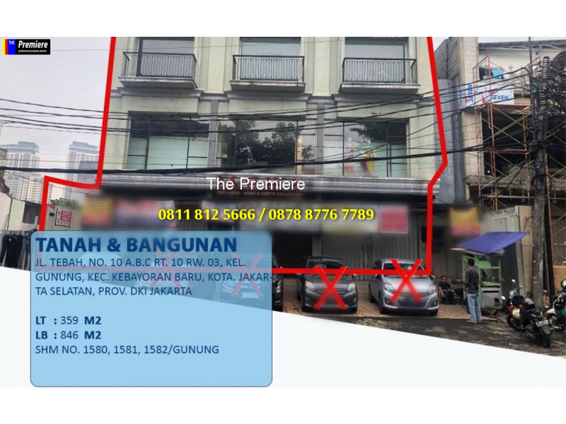 Ruko Tebah Mayestik Kebayoran Baru Jakarta Selatan