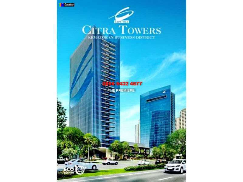 DIJUAL PRIVATE OFFICE CITRA TOWER KEMAYORAN JAKARTA PUSAT, SEMI FURNISHED (AA)